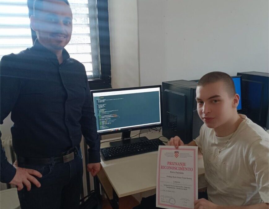 Sjajan uspjeh na županijskom natjecanju iz informatike!